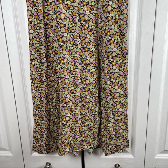 Philosophy Floral Midi Skirt Women’s S Ditzy Dainty Cottagecore Cabin Fairy Slit - Picture 4 of 14